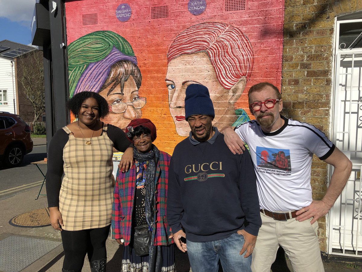 PlaceKaths's tweet photo. Today #WeCare #Kathsplace we welcomed a family who escaped domestic violence , a homeless trans person , a disabled man, & finally got given 34-34 size jeans 4 one of our asylum seeking volunteer team . Proud 2 live in a community they came in fear 2us but leave safe .fed & happy https://t.co/pAOVO9kHLh