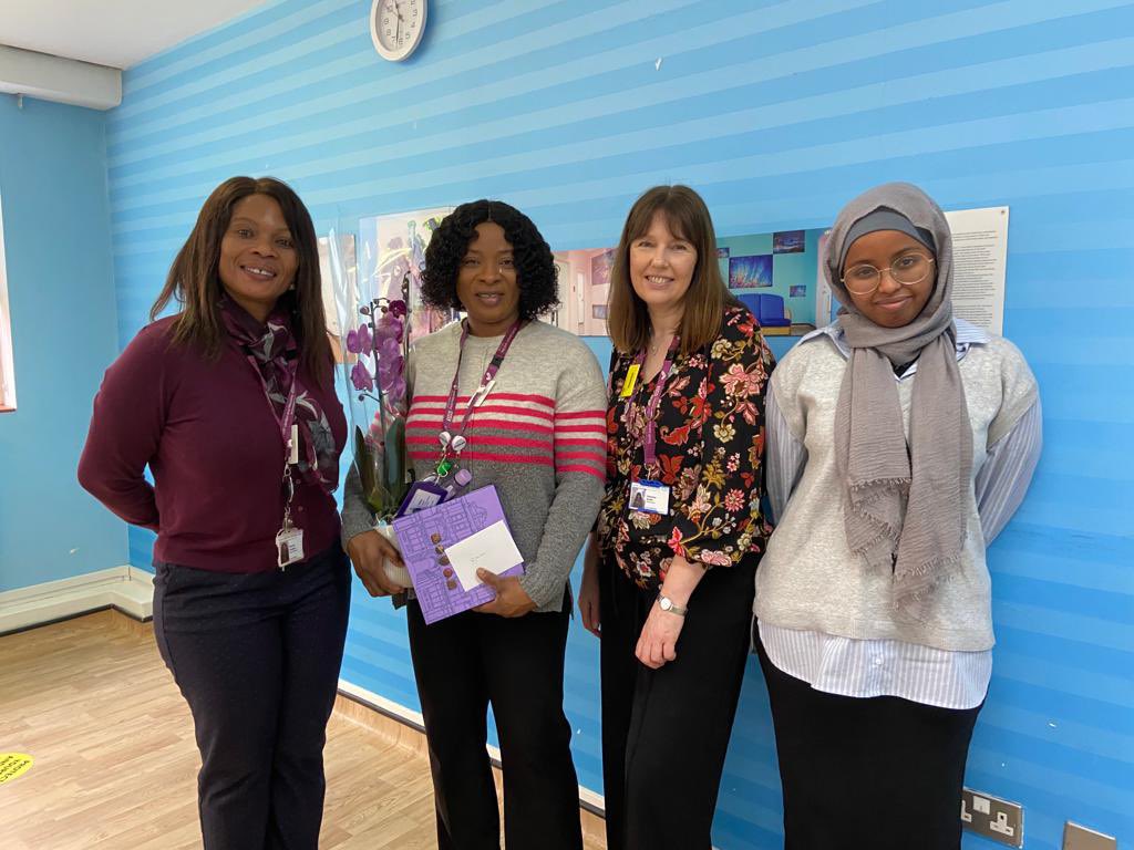 Today we want to say goodbye and thank you to our wonderful Processional Nurse Educator Bilkisu who has been with us on the year long pilot with NHSE. You were amazing 💙 @MaudsleyDoN @BKomieter