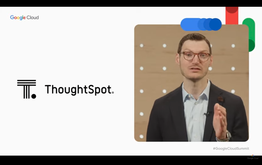 thoughtspot's tweet photo. At #GoogleCloudSummit @gerritkazmaier highlights our various integrations with @GoogleCloud that provide more AI-driven, natural language search capabilities to help users more quickly get insights from their business data 💡
Read more: https://t.co/12TL2uejRi https://t.co/RFkyNeYaDW