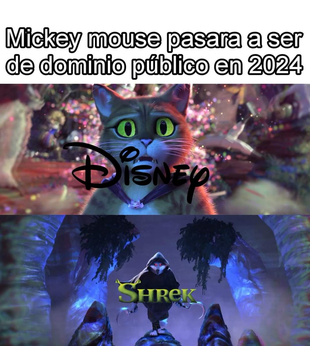 CondorPana's tweet photo. Bueno si llega haber Shrek 5 creo que un villano ratón antropomorfico que quiere conquistar todas las tierras de cuentos de adas para monopolizarlas estaría bueno xD https://t.co/He1B5Mwhvv