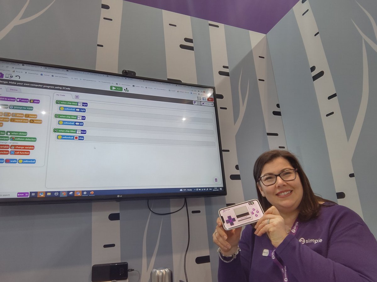 Loved finding out about the new #PurpleChip with @2SimpleKatie. Another fantastic development from the @2SimpleSoftware @purpleMash team. I wonder how the @CognitaSchools subscribers use it ☺️