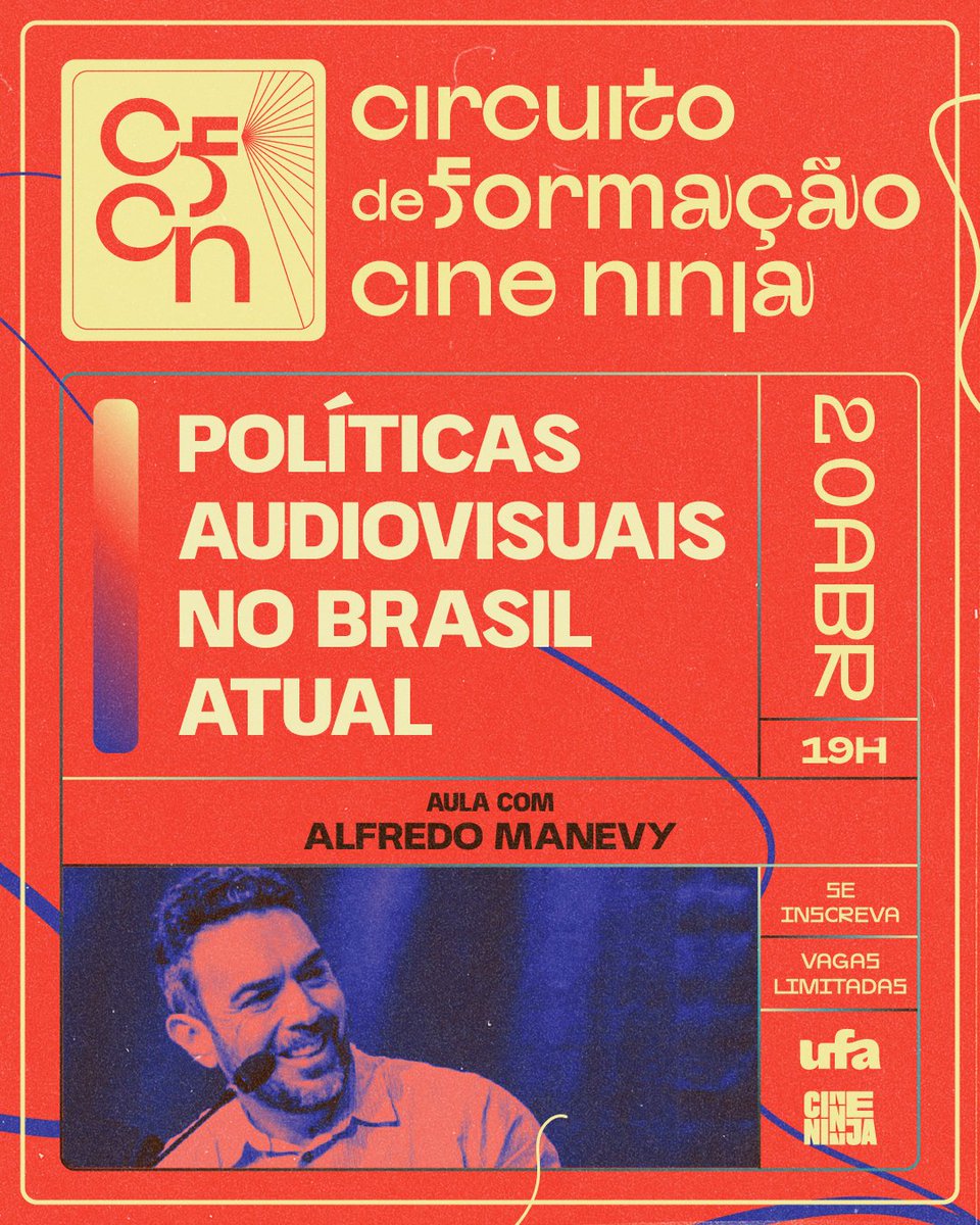 NinjaCine's tweet photo. Se inscreva no Circuito de formação Cine NINJA!
https://t.co/U81M9GqskS https://t.co/6JoxKEJ4Oy