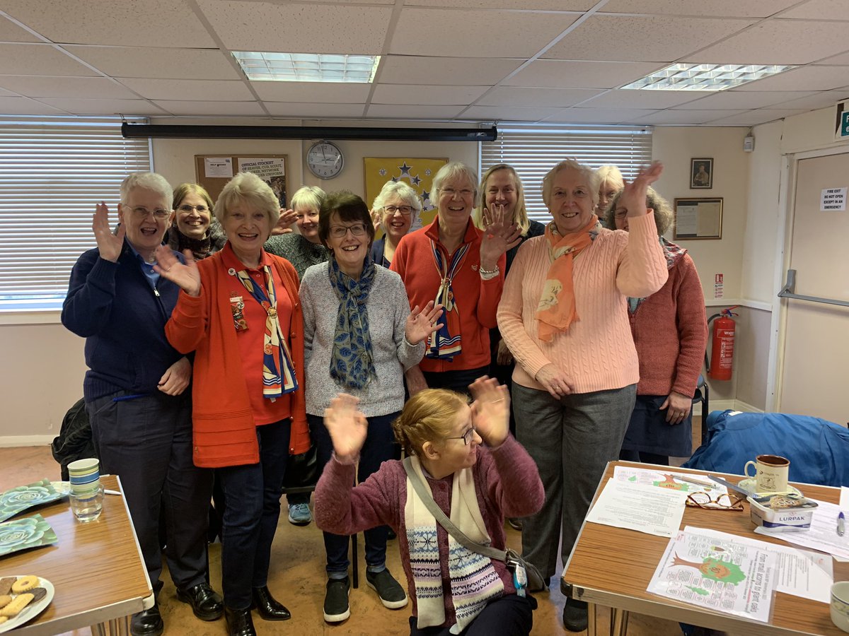 UrmstonGuiding's tweet photo. 👏🏻 Yay! Urmston Division now officially have a @TrefoilGuild 👏🏻
They met today for the first time: 10 members & counting. Thanks to the Trefoil ladies from @GirlguidingSale who came along to help get things started. Looking forward to seeing what they get up to 👀 @GirlguidingGMW https://t.co/E5Bw2Yk8q1