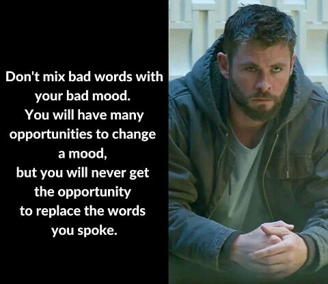 mbkwresh21's tweet photo. Don't Mix Bad Words & Yr Bad Mood.
You Shall Get Many Opportunities To Change A Mood But You'll Never Get The Opportunity To Replace The Words You Spoke.
The #TruthObservantSoul With A #RationalIntention https://t.co/Jm1q12MmBB