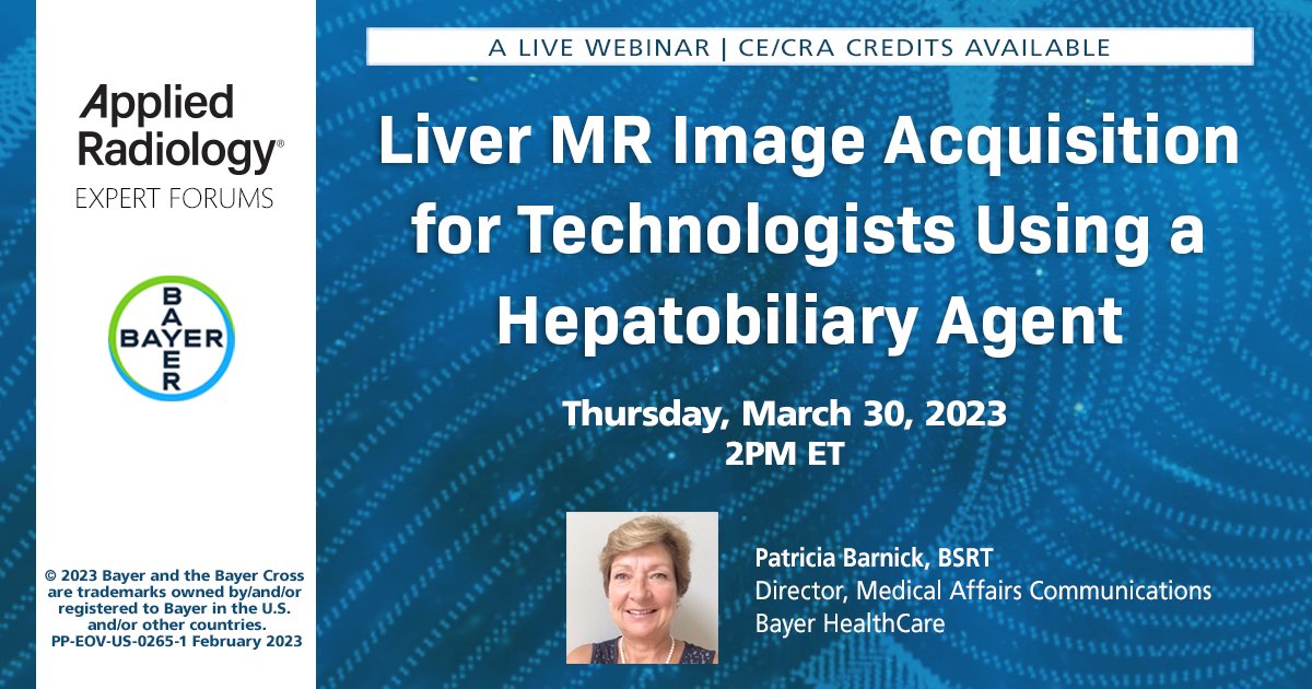 Applied_Rad's tweet image. {Webinar Tomorrow 3/30] Learn how to characterize lesions associated with various liver disease through a review of case examples. Register Now and earn complimentary CE/CRA ⏩bit.ly/3Zik2ry

#radtech #radtechstudent #mri #radadmin #mritech #medicalstudents #futureradres