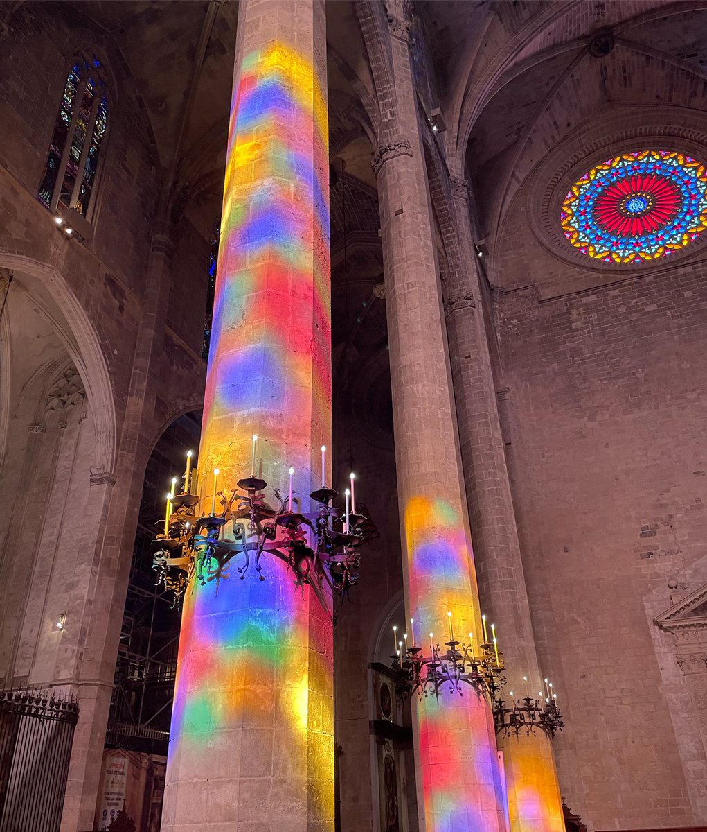 Palma cathedral’s stained glass is spectacular. Amazing what you can do with light when you have some actual sun to work with.