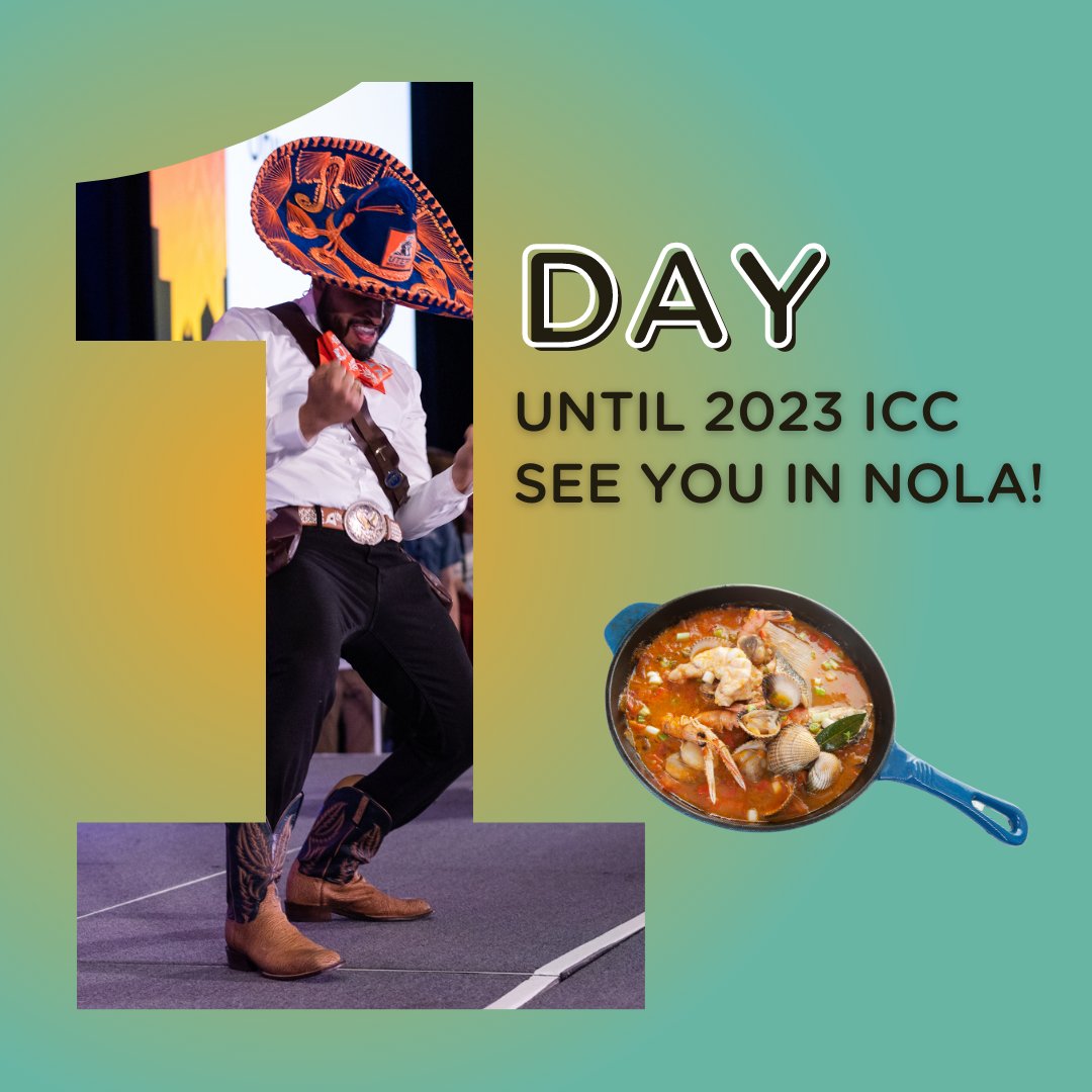 We can't believe it's already happening! 🤩 Let us know what you're excited about for ICC tomorrow! Safe travels everyone! 🛬 🚗 🚌