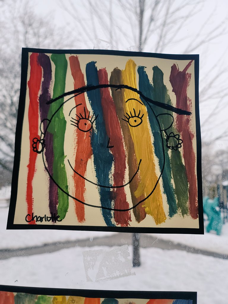 Nanthie29_tdsb's tweet photo. Making self portraits using our Holi inspired art. #exploringcolours #holi @InglewoodH https://t.co/Z8WgE687eq