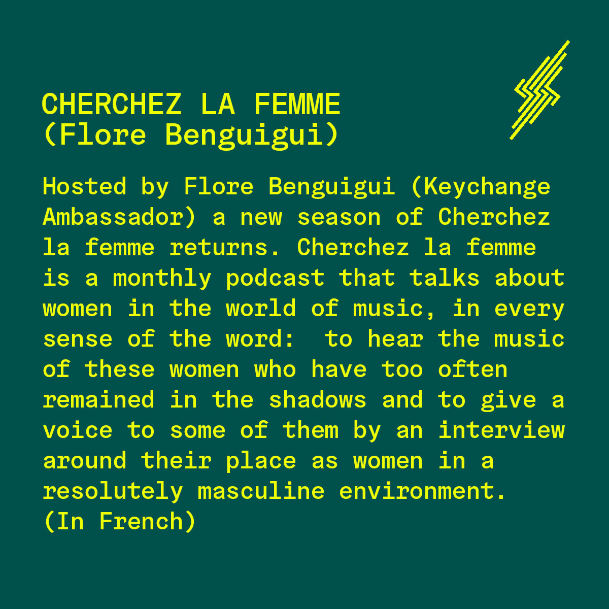 KeychangeEU's tweet photo. ⚡ReCharge: Podcasts from the Keychange World⚡
For our collection of podcasts from the Keychange universe today, we look beyond the English-speaking world, reflecting the cultural breadth:
https://t.co/jry2MVw557
#FloreBenguigui #MargheritaDevalle @dena_ftb #Equaly #EstherCid https://t.co/CnaI3Fxarv