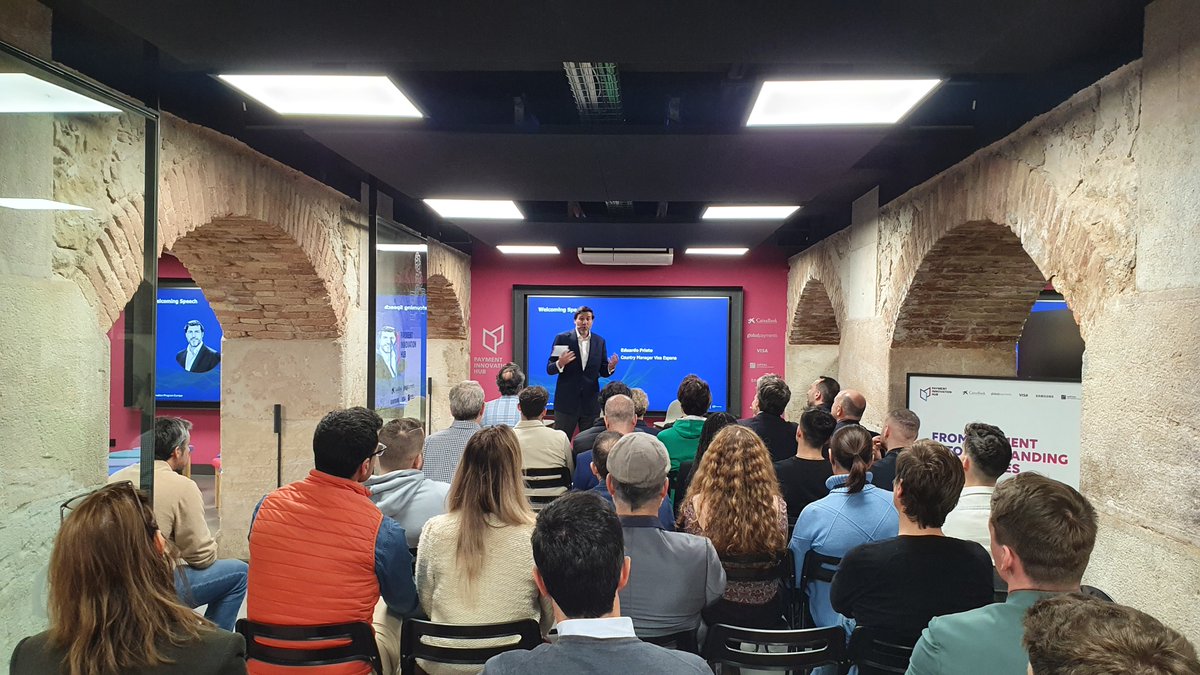 PayInnHub's tweet photo. We hosted Spain #VisaInnovationProgram yesterday evening for the #fintech community. Thanks to all the organizers and attendees for coming over for a spectacular event!
🚀Applications are open until April 14th!
https://t.co/vPiN6aiibW
@visa_es | @hackquarters | @FinnovatingHub https://t.co/imM86RVTh1