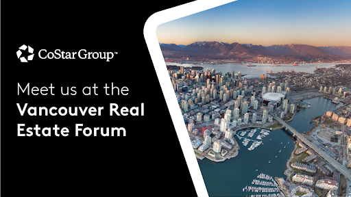 CoStarCanada's tweet photo. Meet us at the #Vancouver Real Estate Forum on April 5. 

Stop by our Market Intelligence Zone to learn how to stay on top of the #CRE market and your competition. Can’t make it? Sign up for a demo today: https://t.co/vQnOhvtTSq 

#VREF23 @re_forums https://t.co/5s9neAihqt
