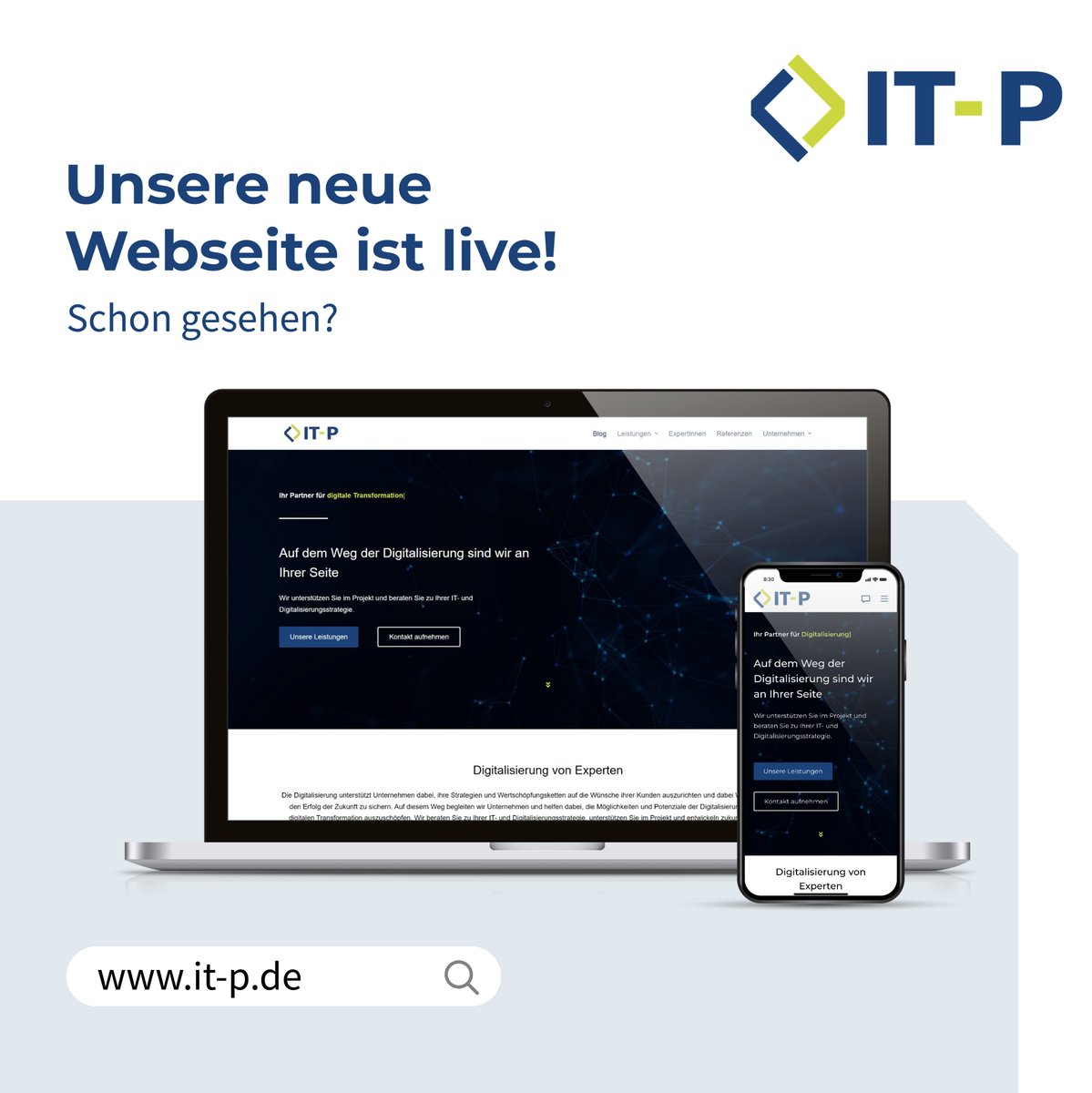 Kennen Sie eigentlich schon unsere Services? 
Auf unserer neuen Webseite finden Sie unsere Leistungen, Infos und jede Menge weiterer Angebote, wie kostenlose Workshops oder unseren Blog mit spannenden Beiträgen zur Digitalisierung.
#newdesign #relaunch #website