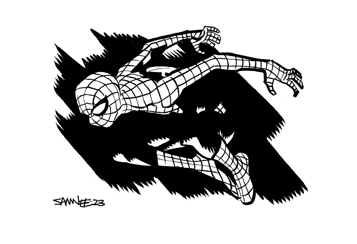 RT @ChrisSamnee: Your friendly neighborhood 
SPIDER-MAN https://t.co/amCqPY3Aa4