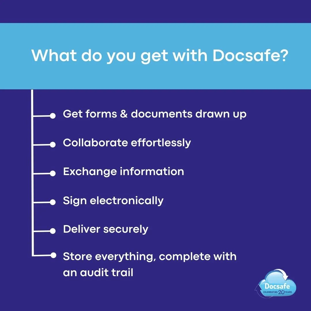 DocSAFE's tweet image. Whether you work as an IFA, accountant or solicitor, we know you deal with a LOT of paperwork. 

The endless chasing signatures, sending documents to the wrong recipient, sifting through your emails to find that chain... it's not necessary, Docsafe fixes all of this for you.