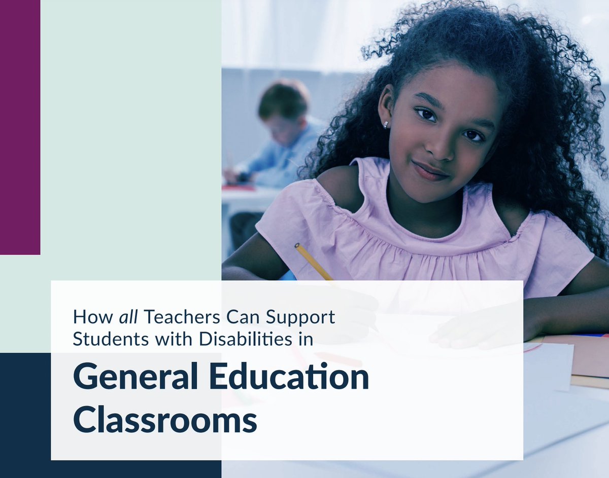 LOVED collaborating with @wasa_oly on this tool, 'How all Teachers Can Support Students with Disabilities in General Education Classrooms.' #UDL novakeducation.com/hubfs/Supporti…