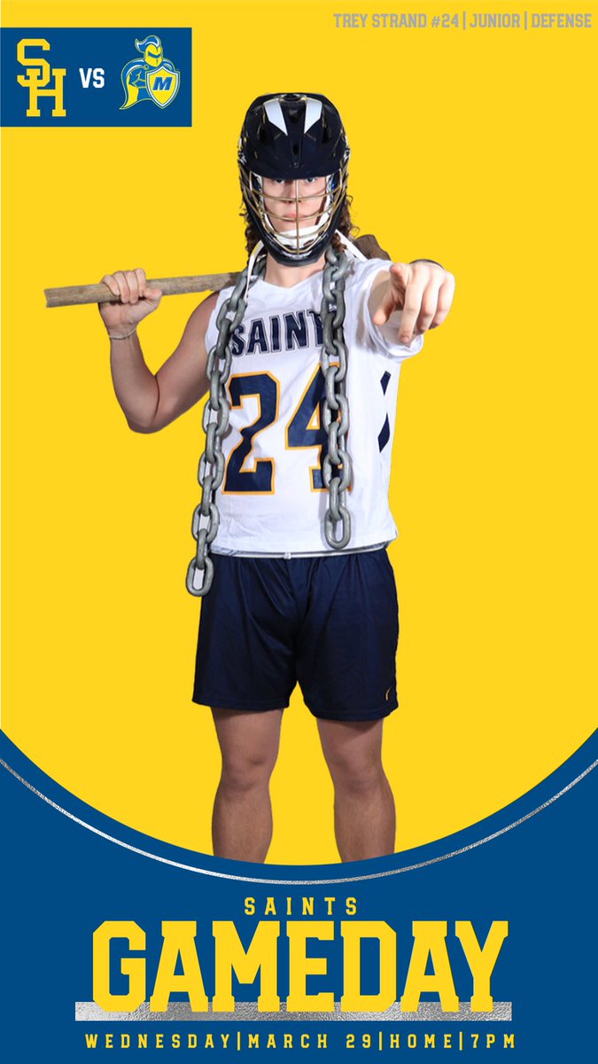 IT’S GAMEDAY!!!!! Saints take on the Crusaders in conference play tonight @ home 7pm. Come out and support! #FeartheHalo #TheHeights💫