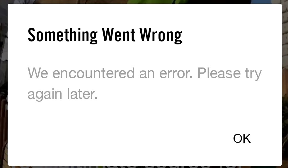 AdrianStewartD's tweet photo. @nikestore why? SNKRS app crashing and will not stayed logged into acct. No notifications=no chance of entering drawing https://t.co/XoT8cMDxZs
