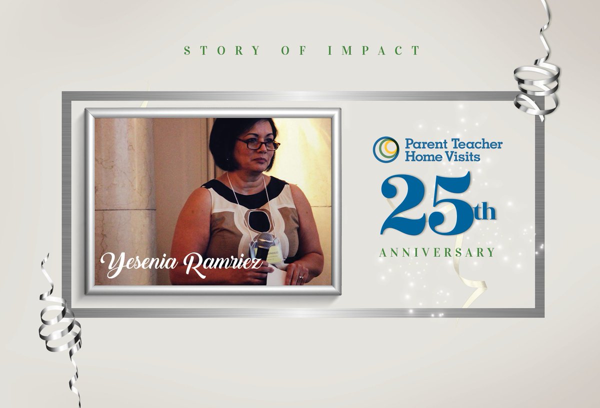 Twenty-five years ago, Yesenia Ramirez had a simple mission: to get help for her daughter, who was struggling in school. What happened next no one could predict, but her efforts would pave the way to founding Parent Teacher Home Visits. pthvp.org/yesenia-ramire… #PTHVTurns25