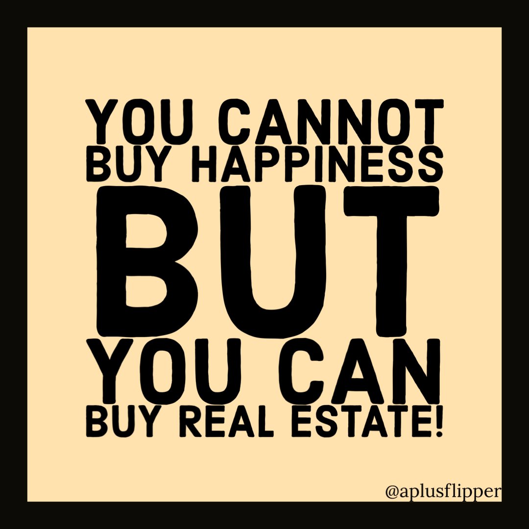 AplusFlipper's tweet image. WHO AGREES 🤔❓
.
.
.
.
.
.
.
#APLUSFLIPPER #FTSTTM #FMTM #realestate #quotestoliveby #quotesdaily #quotesoftheday #Investor #contentcreator #wholesalerealestae #repost #share #realtor #homebuyers