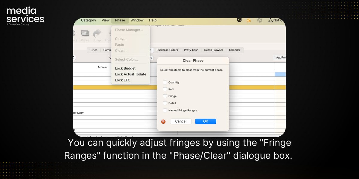 mediapays's tweet photo. Showbiz Budgeting Tip of the Week: fringes can vary from every region and state, your budget can too. Demo today → https://t.co/ZdvTOEcvNA #filmmaking #budgeting #production https://t.co/fhtYrOUb7y