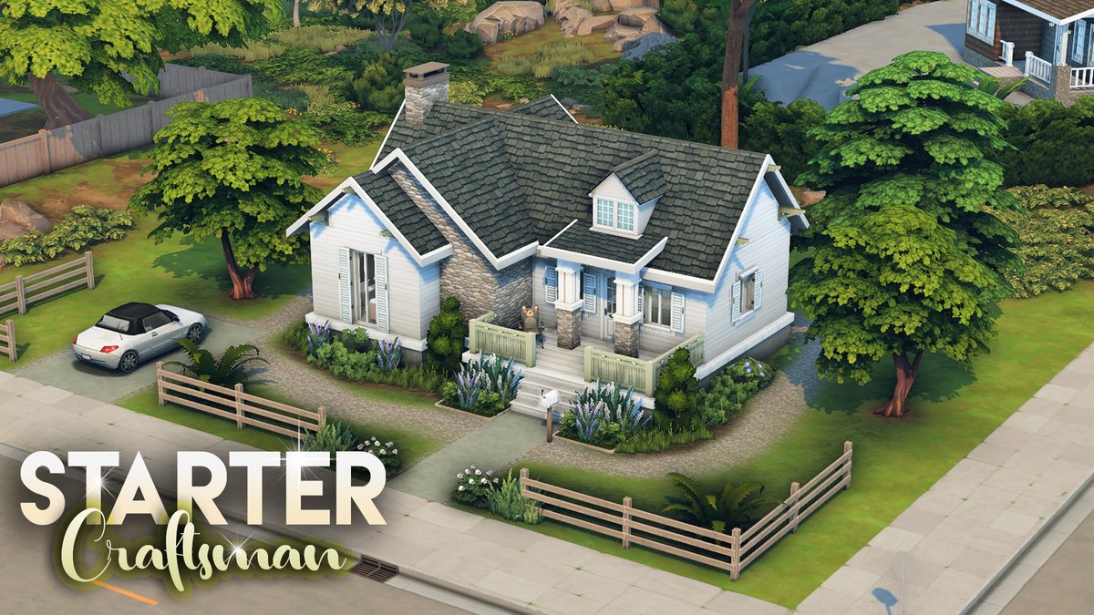 🏡CRAFTSMAN STARTER
📺youtu.be/672vlf_min4

✅1 Bdr + 1 Bth
✅Full Kitchen with Dishwasher & Coffee Machine, Washer & Dryer, Computer
✅Required items for Infants/Toddlers
✅Modern Interior
✅$18,300
✅No CC

#TheSims #TheSims4 #ShowUsYourBuilds #sims4 #sims4build #sims4house