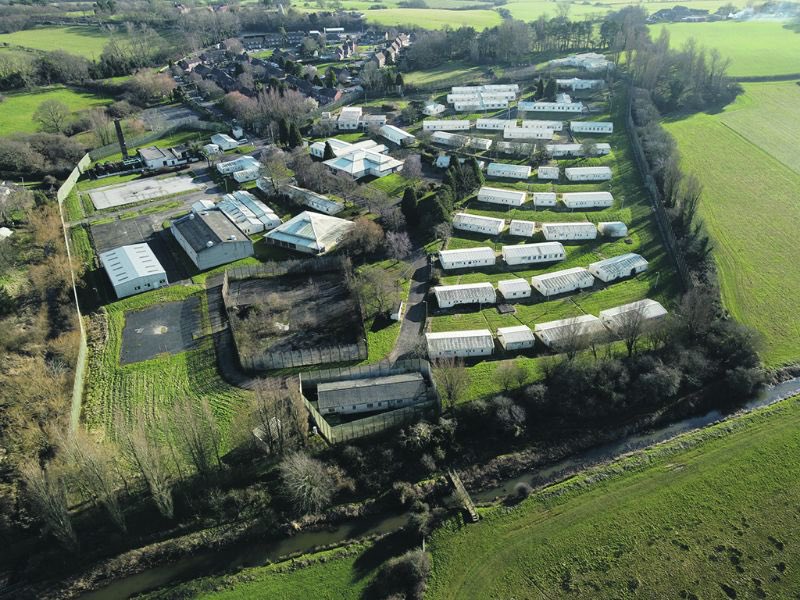 Nigel_Farage's tweet photo. Northeye training campus in East Sussex will now accommodate 1,200 illegal migrants. 

On the 22nd August last year, 1,295 crossed the Channel in a single day.

The government are literally solving nothing. https://t.co/KVqahKg2H8