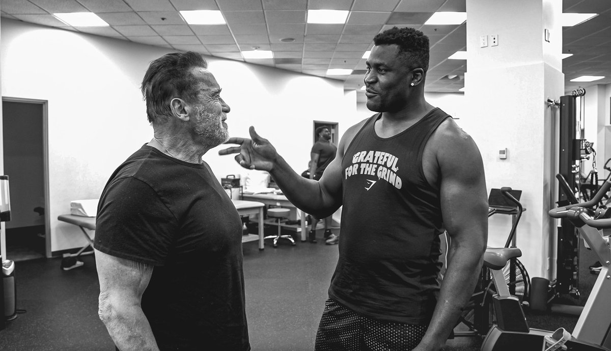 three30_3's tweet image. Predators on the move 📸

@Schwarzenegger | @francis_ngannou