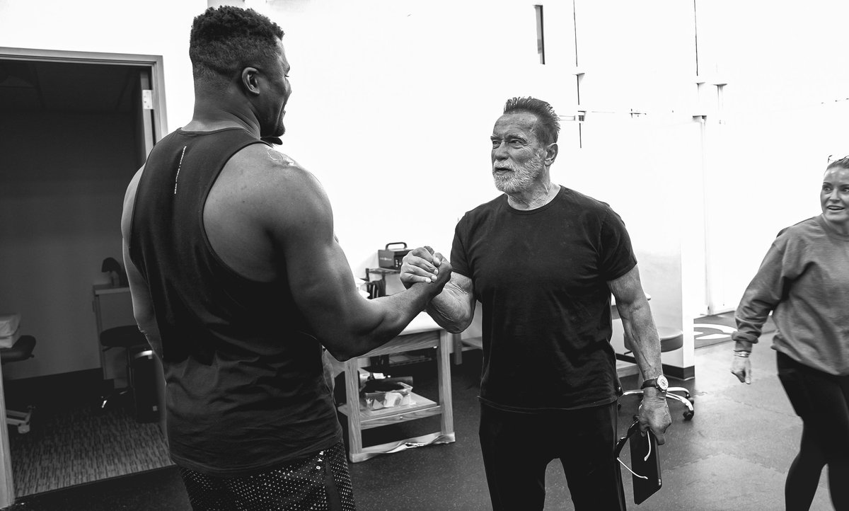 three30_3's tweet image. Predators on the move 📸

@Schwarzenegger | @francis_ngannou