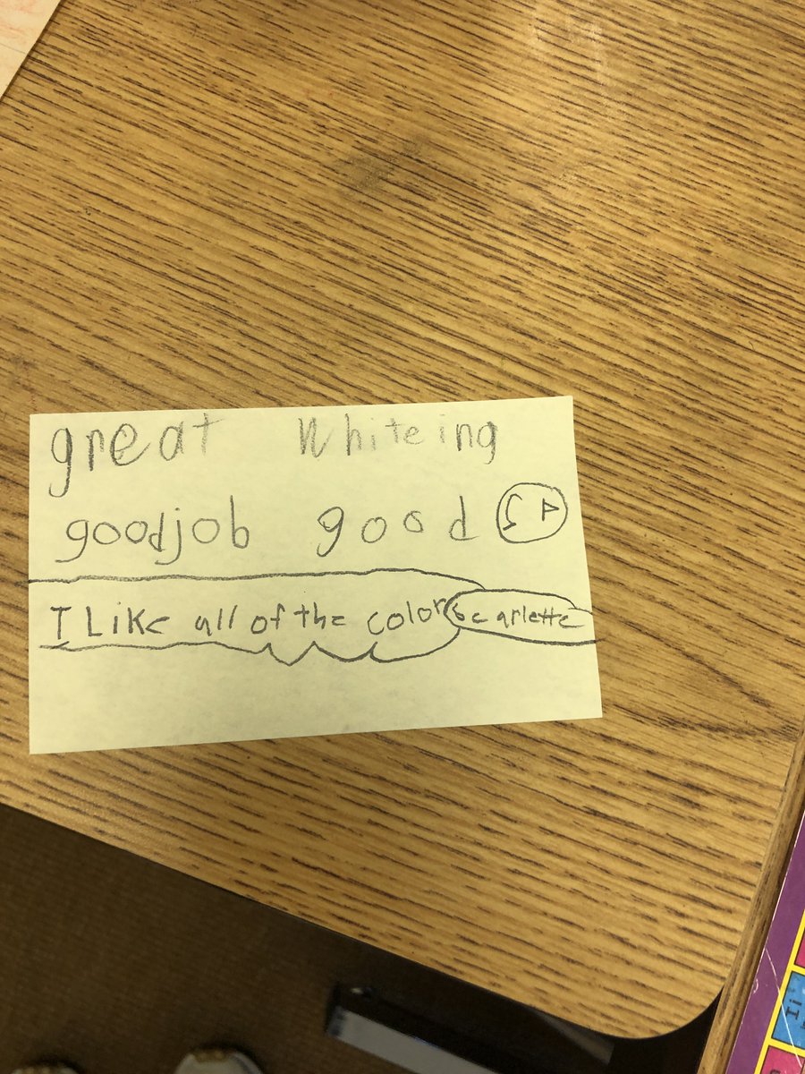 Katie_Wolff_'s tweet photo. 🤩 @room97firsts were spotted doing a Gallery Walk of student writing &amp; leaving feedback on post-its. 

#CESLeadTheCharge https://t.co/EFwqUQ2czy
