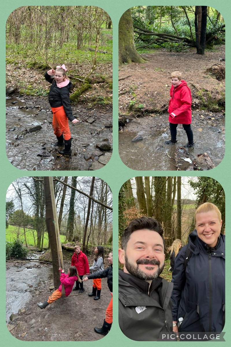 ThornliePS's tweet photo. A few pictures from the adventures of P6 @MrMcMahon_TPS down at the Clyde and the Priory today. #LocalWalks #Neighbourhood #WildDays https://t.co/K2vICwFW2d