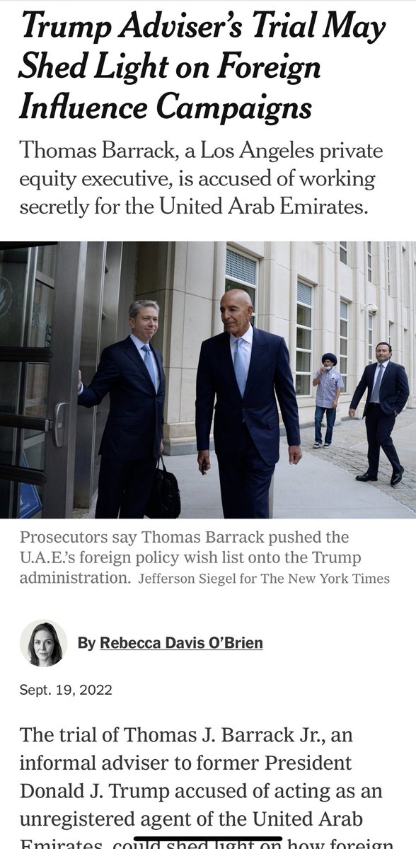 “It's a sad day in America when foreign governments with deep pockets have more influence in our own country than our great citizens.”
-President Donald Trump