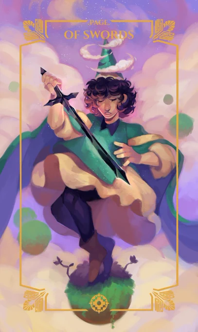 I can finally post these! My cards for  working on this proyect was a delight and everyone's cards came out beautifully <3#Δ帽子 #witchhatatelier 
