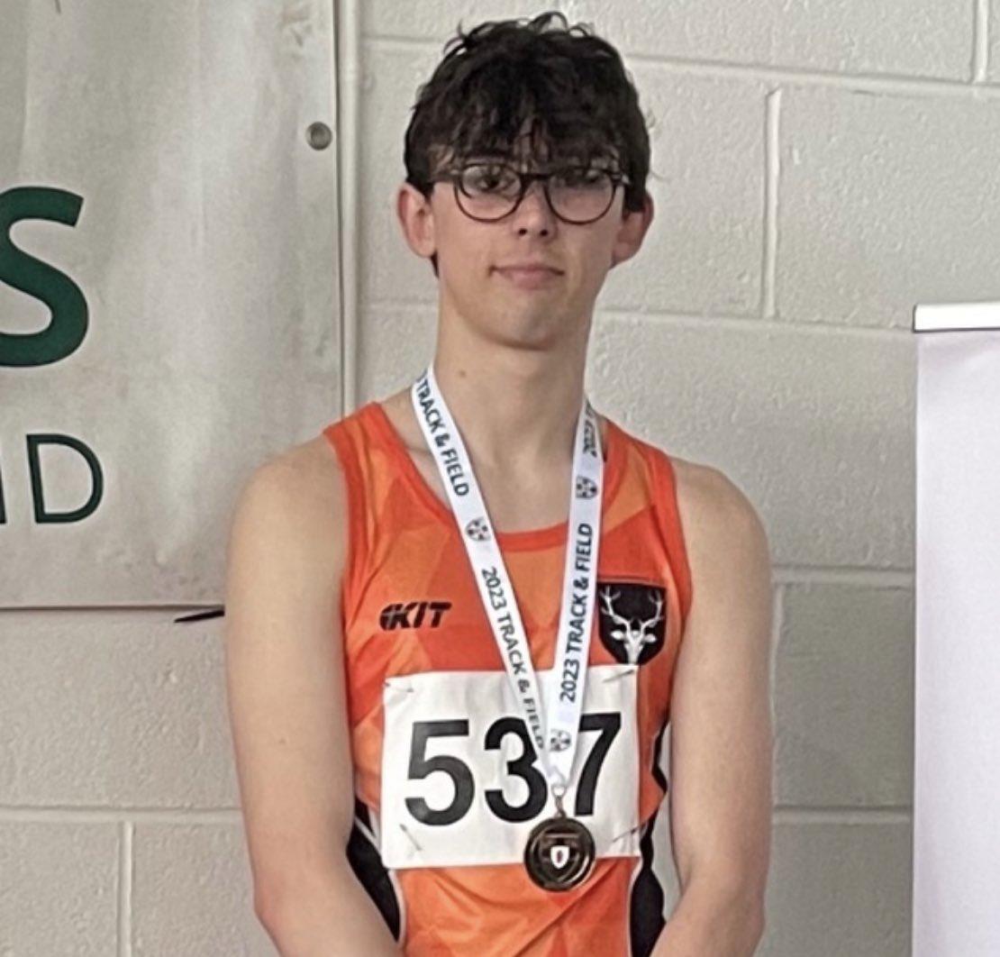 NI & Ulster Indoor Track and Field Championships, Athlone. Congrats to Ben Sykes, Yr 10, who placed first in the U16 Boys’ 60m sprint on Saturday, recording a PB of 7.42s. In addition, Rory Hobbs, Yr 11, performed superbly to claim bronze in both the U17 60m and 200m events.