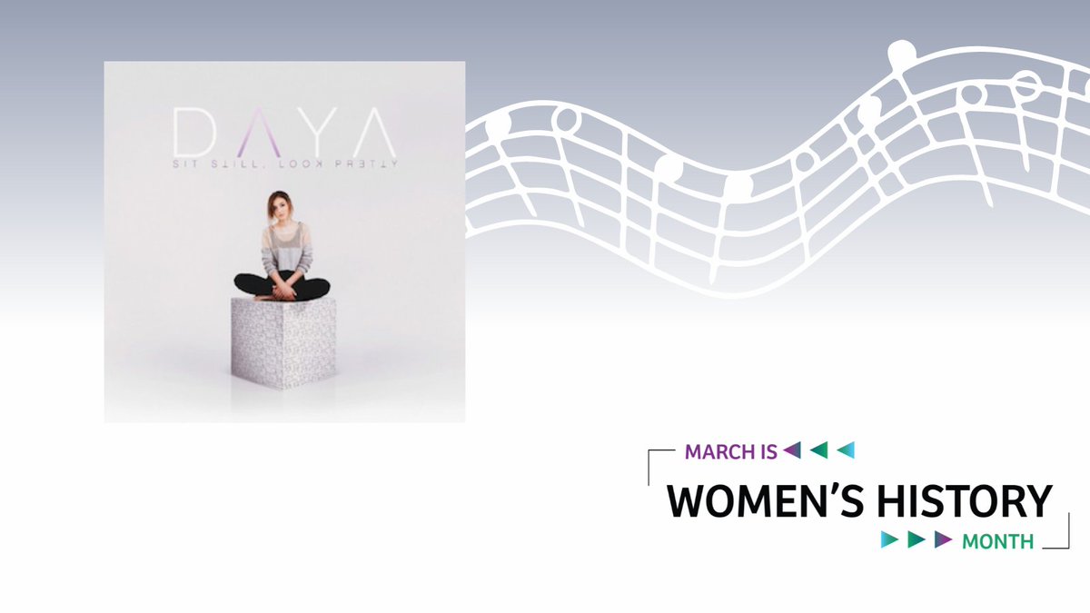WomeninSP's tweet photo. As we add our 28th song to the playlist, this should signal the end... but that sounds too final.  Let's add this one to our empowering songs for Women's History Month (one of my favorites):

Daya. "Sit Still, Look Pretty." Daya, ARTBEATZ, 2015. https://t.co/sCqr0lqNwy