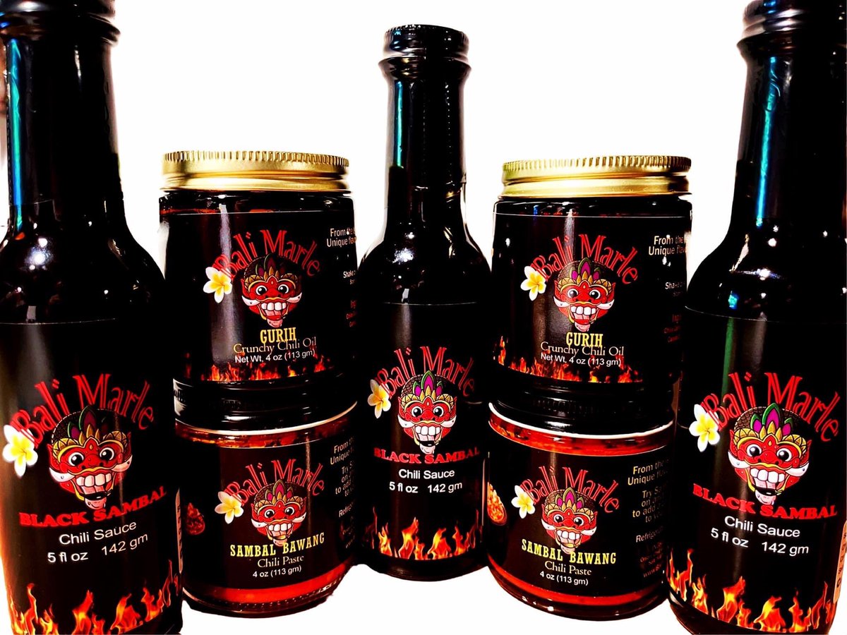 We are now 100% Indonesian style hot sauce company! Check it out our website balimarle.com  #hotsauce #balimarle #besthotsauce