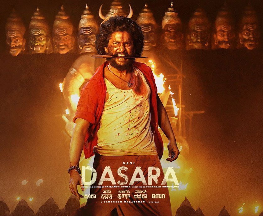 Pawanism_01's tweet photo. #Dasara Rating : 3.75/5

1st Super @NameisNani Acting Kummesadu BGM is Excellent &amp; 2nd ithe Ramp mode Nani Viswaroopam Chupinchadu 💥💥👍. https://t.co/oH9qaOFTsz