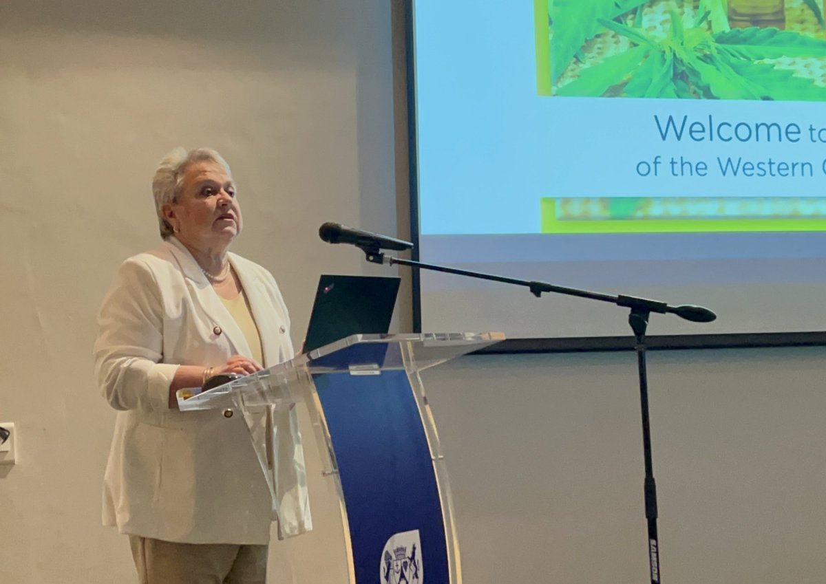WCGovAgri's tweet photo. Dr Ilse Trautmann, DDG, Agricultural Research and Regulatory Services, setting the scene as we officially launch the first ever CanPlan for the Western Cape. #CanPlan #ForTheLoveOfAgriculture🌱 https://t.co/zInN2zCaUH
