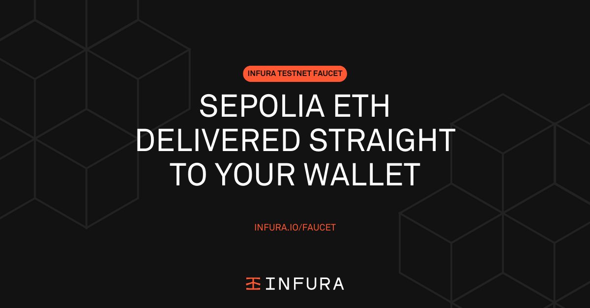 infura_io's tweet image. ✨Today, Infura is launching the Sepolia ETH faucet - giving web3 developers a reliable way to conduct tests without buying ETH on the market.

This new testnet faucet provides 0.5 SETH per day, enabling you to test and develop robust smart contracts 🧵