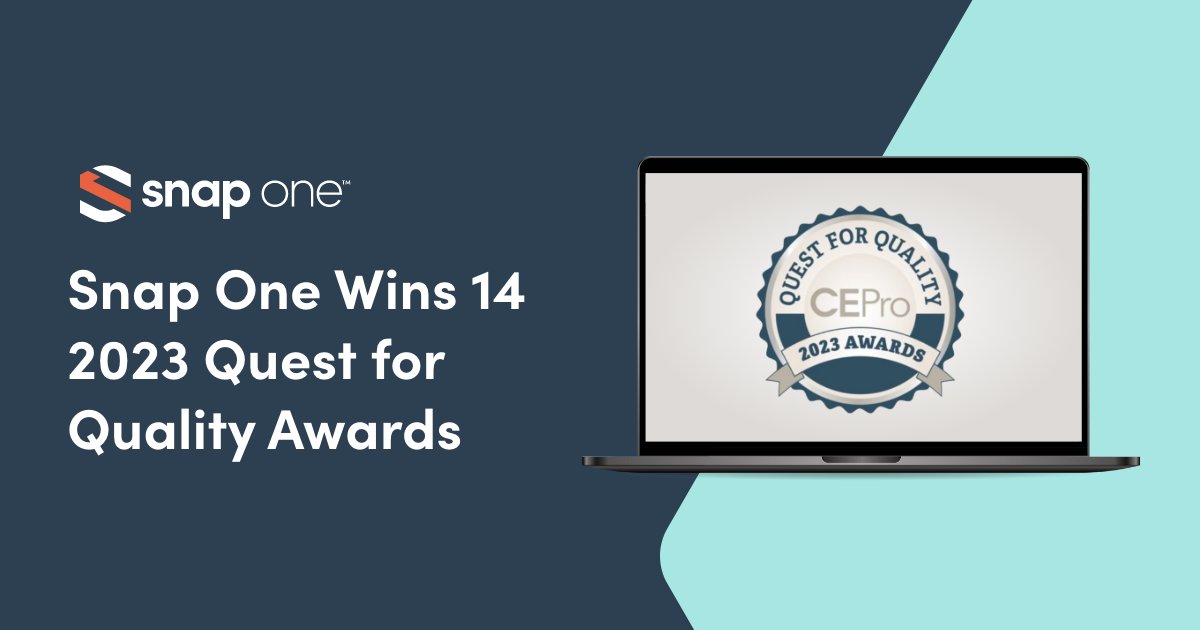 Thank you for voting for us! We appreciate your support in the CE Pro Quest for Quality awards.