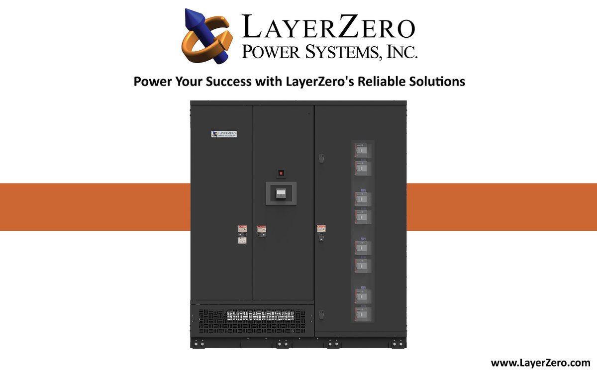 LayerZero's tweet image. Power up your business with @LayerZero Power Systems – the trusted source for reliable power.  #LayerZero #ReliablePower #UninterruptedPower #DataCenters #DataProcessing #PoweringYourSuccess #BusinessContinuity LayerZero.com