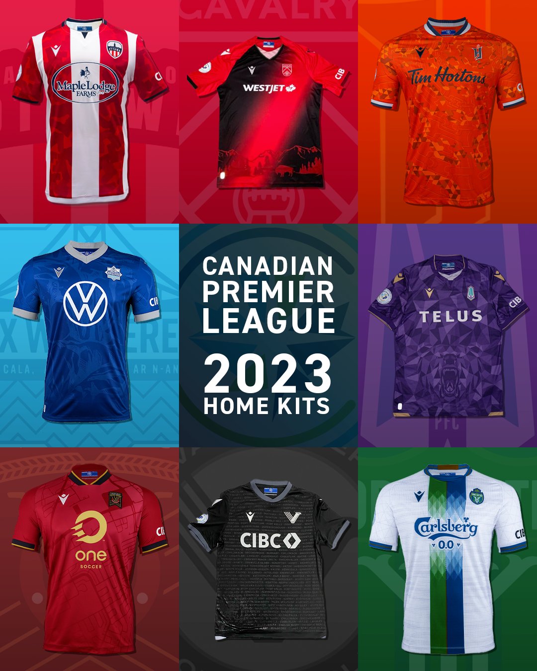 Official Canadian Premier League Kits, Jerseys and accessories