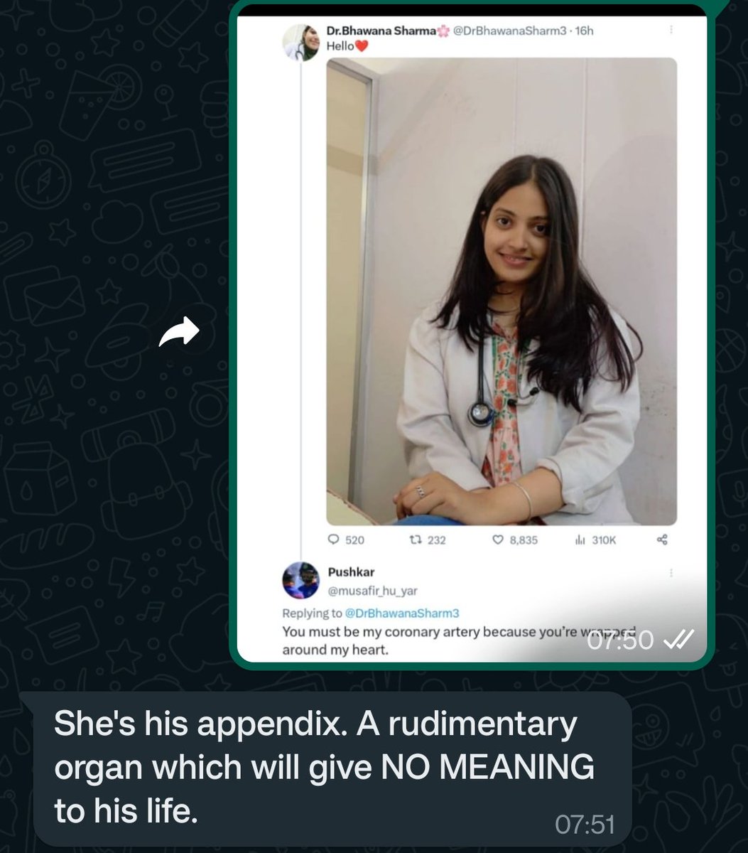Am_Babbu35's tweet photo. @GemsOfSimps Meanwhile my heartbroken doctor friend 😂😂 https://t.co/qhkKzyxlgg