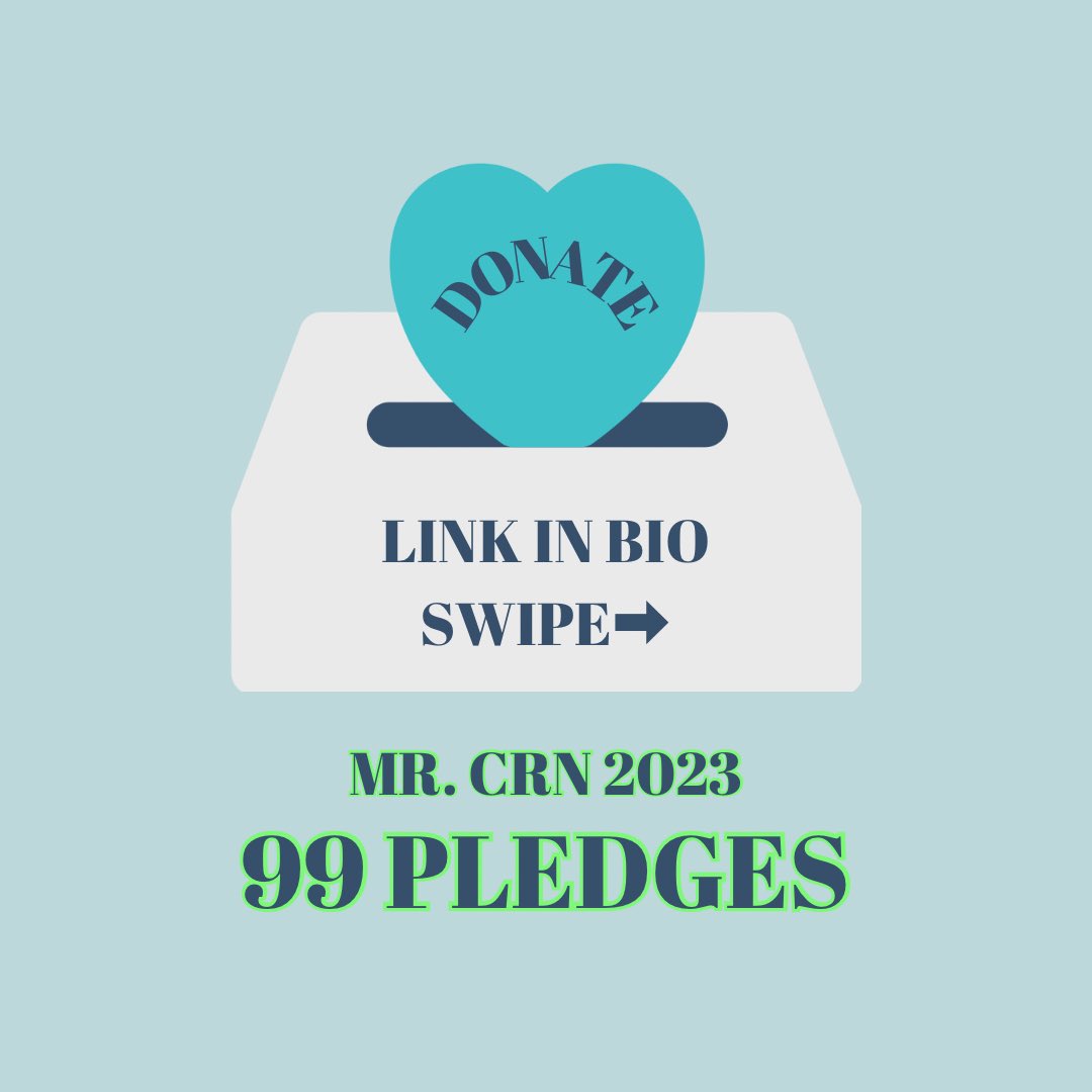 DONATE TO YOUR FAVORITE MR. CRN CONTESTANT’S CHARITY! All proceeds go directly to the contestant’s charity of choice, link in our Instagram bio and right here➡️ app.99pledges.com/fund/2023mrcrnh