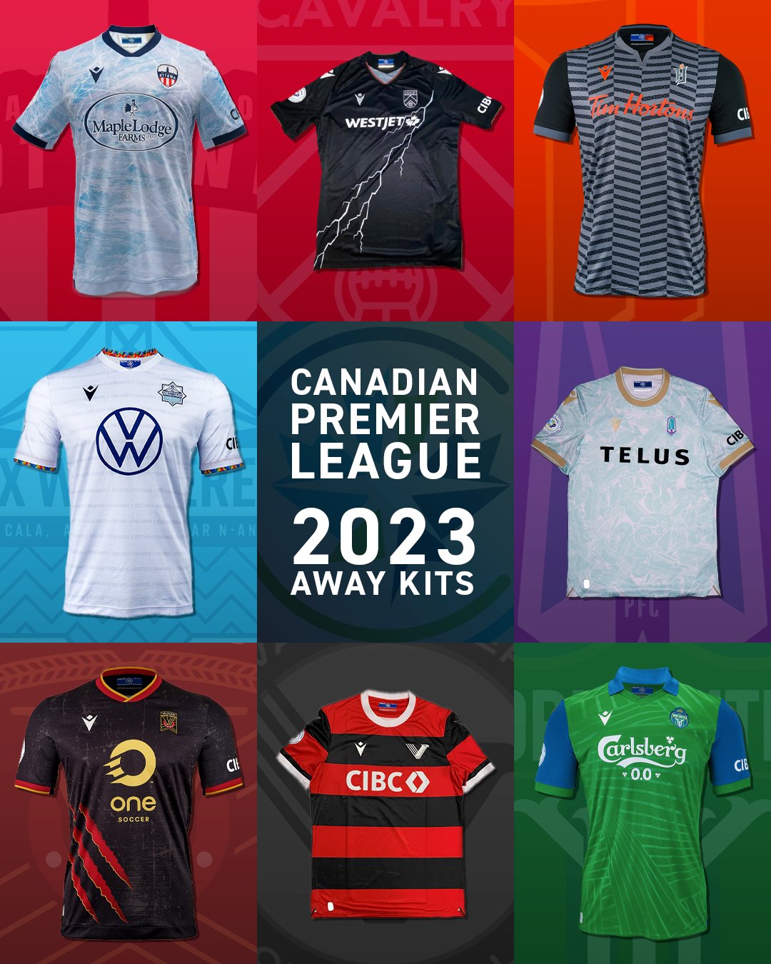 Canadian Premier League 2023 Kits