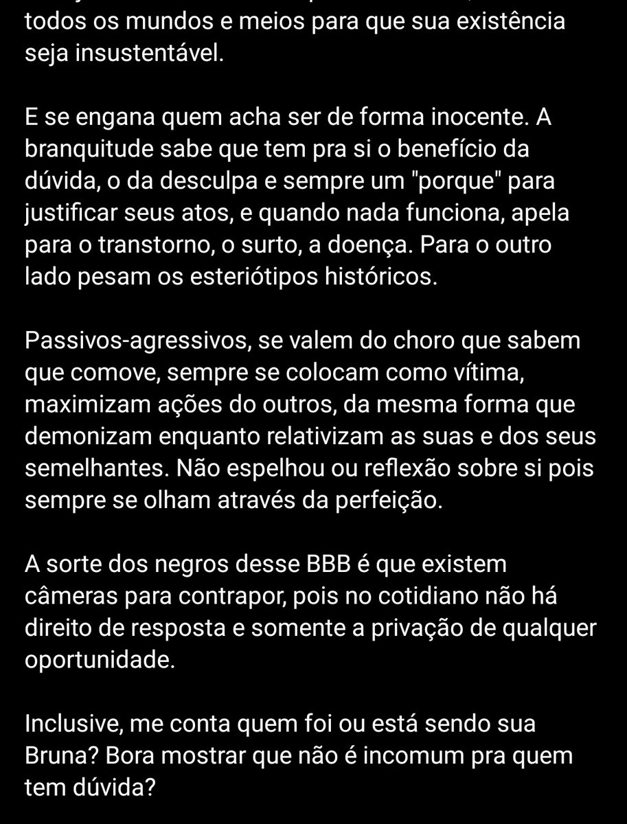 Miss_Morenna's tweet image. Que paulada de texto, meu povo!