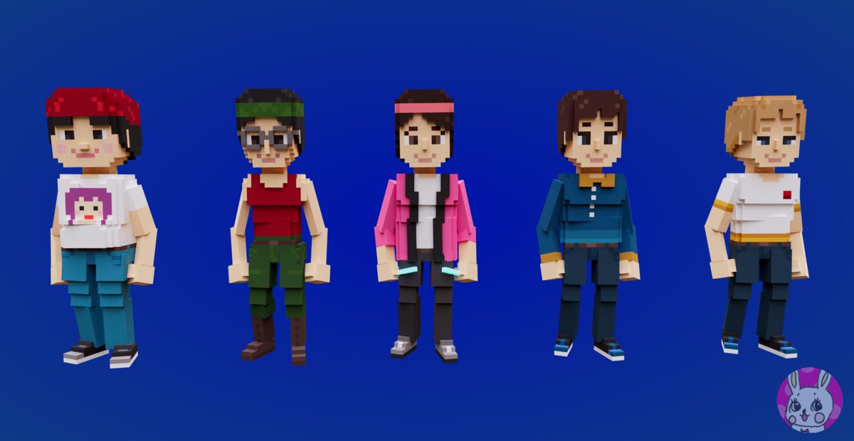 miimii_miichan's tweet photo. Neo Akiba のNPCシリーズ
男の子10体
テーマは町にいそうな人とオタクな人。
#ukato #NeoAkiba #sandbox #voxEdit #voxcel https://t.co/dr1CfYsCNI