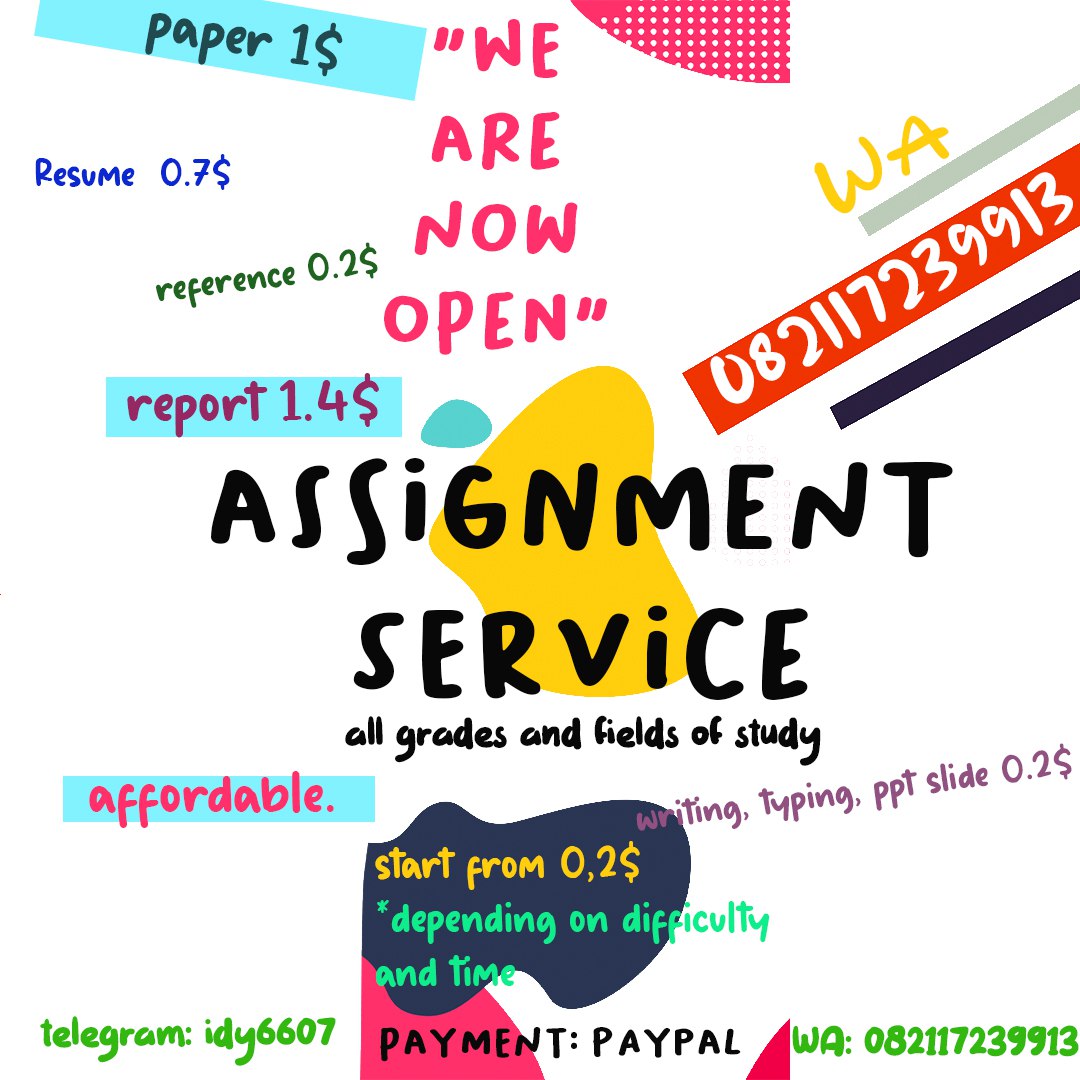 Joki Tugas & Konsultasi - mulai dari 2k tweet media