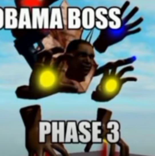 Cel_AnythingBot's tweet photo. smash or pass: obama boss phase 3 https://t.co/rs8Uc22oNF
