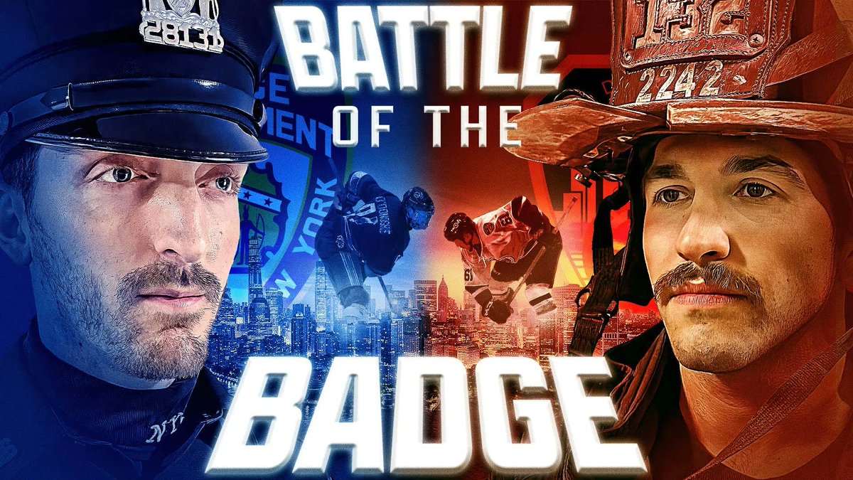 Barstool Sports (@barstoolsports) on Twitter photo Battle of the Badge: NYPD vs FDNY Hockey bars.tl/3462411 Battle of the Badge: NYPD vs FDNY Hockey bars.tl/3462411