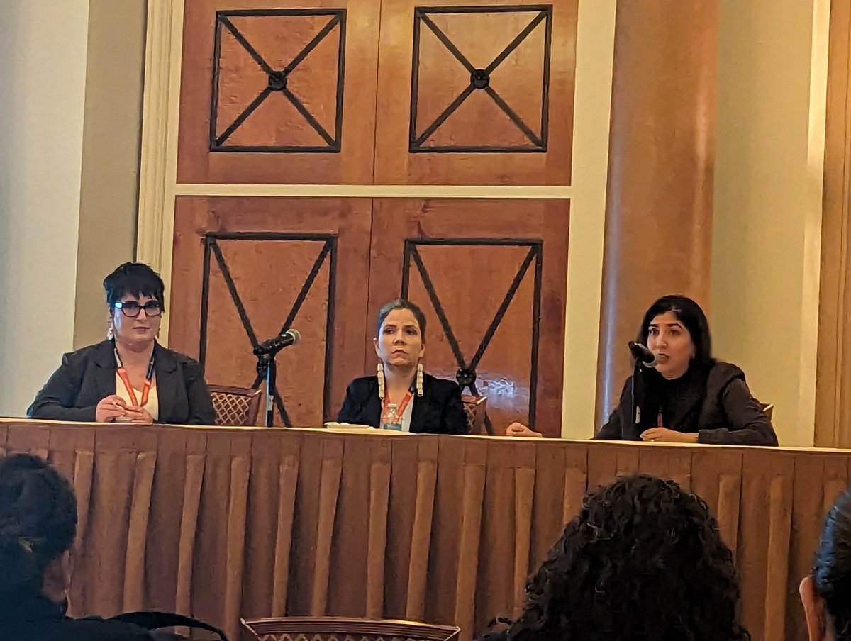 NDNrights's tweet image. NARF Staff Attorney Jacqueline De León joined fellow voting rights advocates this week at @ncaied #RES2023 to talk about The Native Vote: Improving Tribal Elections and Increasing Access to Federal and State Elections. 

#NativeVote | #EveryVoteCounts